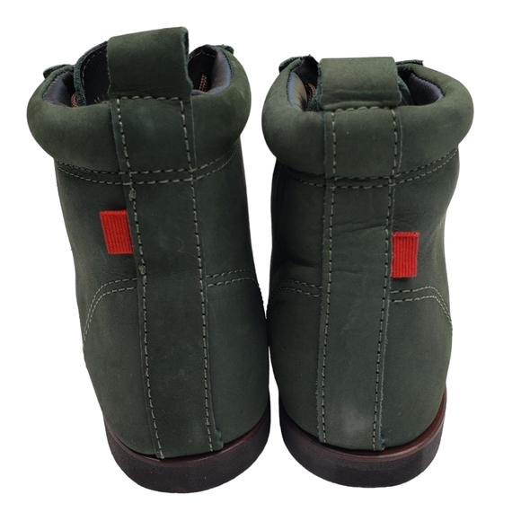Marc Joseph | NIB Gramercy Forest Green Leather Preppy High Top Booties Boy's 4 - Picture 5 of 14